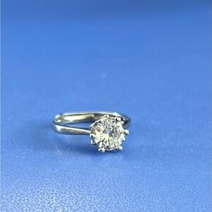 Silver simulated diamond  Ring